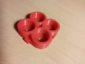 Support pile 18650 modulable sans soudure pour 4 accus Modèles 3D en vedette