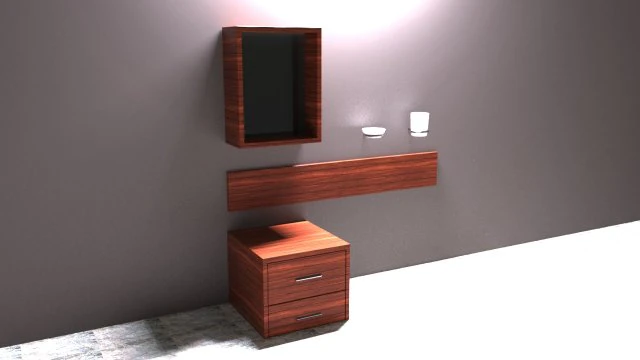Bath sink 3D Model .c4d .max .obj .3ds .fbx .stl .blend 