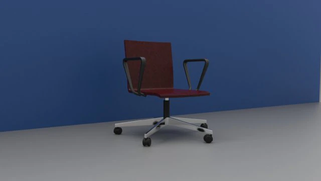 Office chair 3D Model .c4d .max .obj .3ds .fbx .stl .blend 