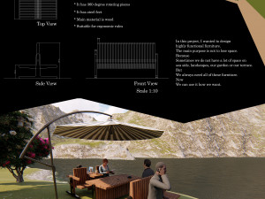 360 degree bench Modelo 3D