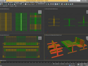 360 degree bench Modelo 3D