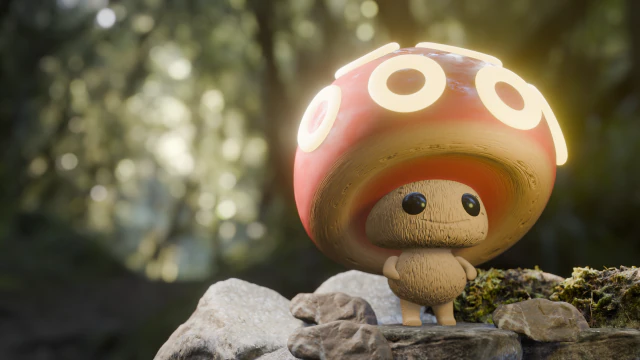 Mashroom 3D Model .c4d .max .obj .3ds .fbx .stl .blend 