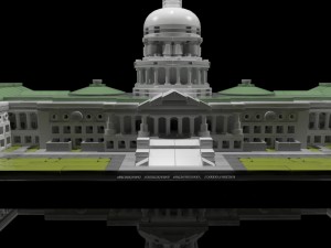 lego united states capitol building 21030 3D in 3DExport