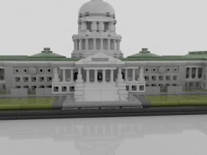 lego edif&iacute;cio do capit&oacute;lio dos estados unidos 21030 Modelo 3D