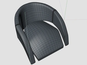 armchair philippe barsol 3D Model