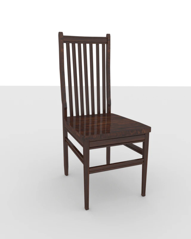 trestle chair 3D Model .c4d .max .obj .3ds .fbx .stl .blend