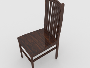 trestle chair 3D Модель