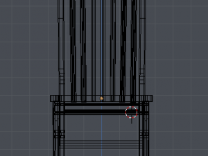 trestle chair 3D Модель