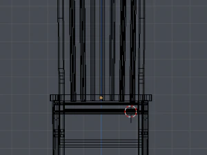 trestle chair 3D Model