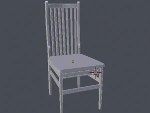 trestle chair 3D Model