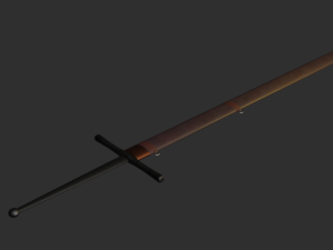 long sword Modelo 3D