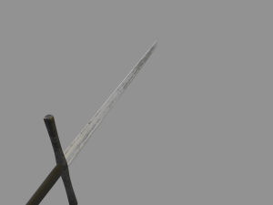 long sword Modelo 3D
