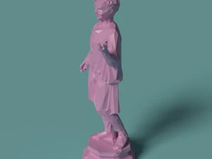 polygonal statue camillus printable 3D Print Model