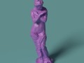 polygonal statue psyche printable Model do druku 3D