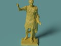 polygonal statue trajan printable Model do druku 3D