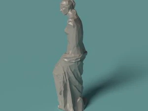 polygonal statue venus printable 3D Print Model