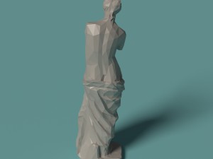 polygonal statue venus printable 3Dプリントモデル