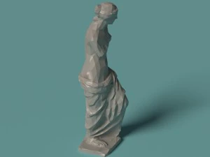 polygonal statue venus printable 3D Print Model