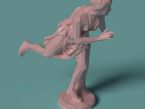 polygonal classic statues 10 printable figurines 3D Print Model
