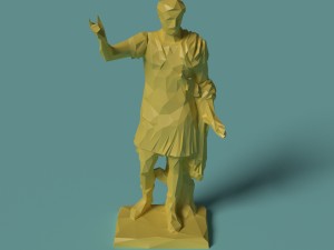 polygonal classic statues 10 printable figurines Model do druku 3D