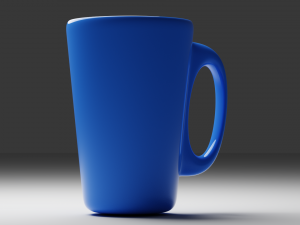 blue cup 3D Модель