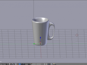 blue cup 3D Модель