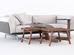 flexform este sofa Modelo 3D
