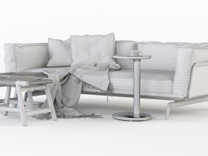 flexform este sofa Modelo 3D