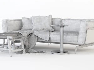 flexform este sofa 3D Model