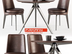 flexform stare bene zefiro Modello 3D