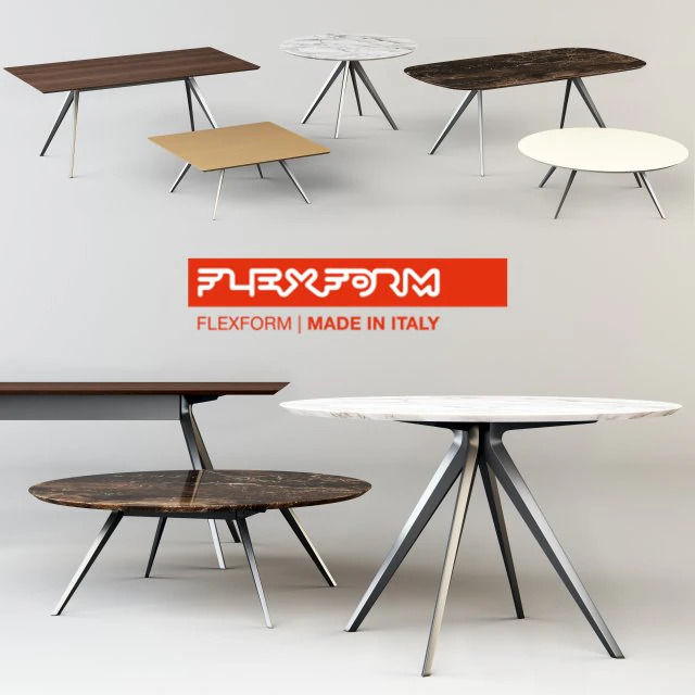 flexform zefiro 3D Model .c4d .max .obj .3ds .fbx .stl .blend 