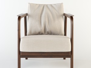 flexform crono armchair Modelo 3D