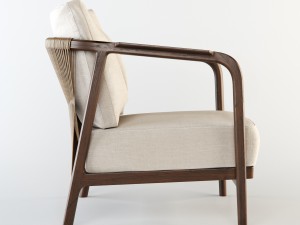 flexform crono armchair Modelo 3D