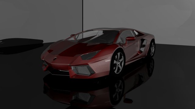 lamborgini aventador 3D 模型 .c4d .max .obj .3ds .fbx .stl .blend 