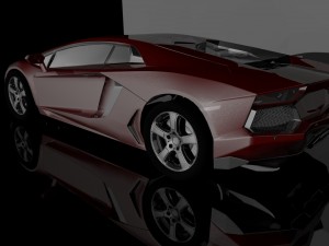 lamborgini aventador 3D 模型
