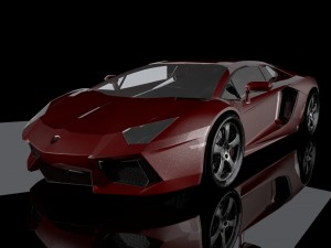 lamborgini aventador 3D 模型