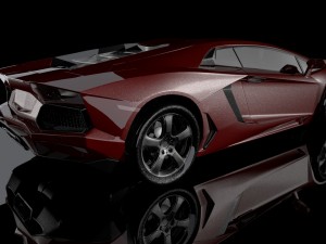 lamborgini aventador 3D 模型