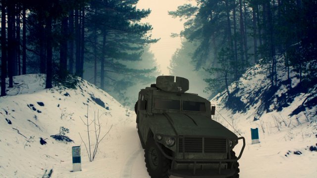 russian jeep gaz-tiger 3D Model .c4d .max .obj .3ds .fbx .stl .blend 