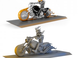 ghost rider 3D 모델