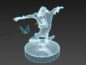 tasmanian devil looney tunes 3D Model