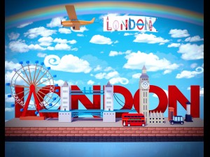 low poly london 3D 모델