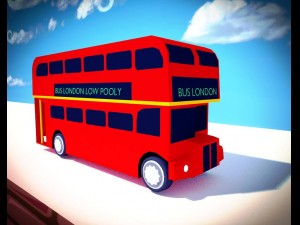 low poly london 3D Модель
