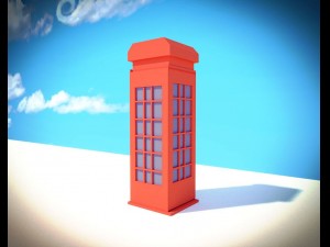 low poly london 3D Модель