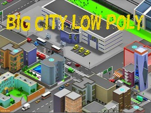 simplepoly urban - low poly assets 3D Model