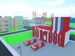 simplepoly urban - low poly assets Modèle 3D