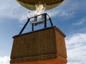 hot air balloon Modello 3D