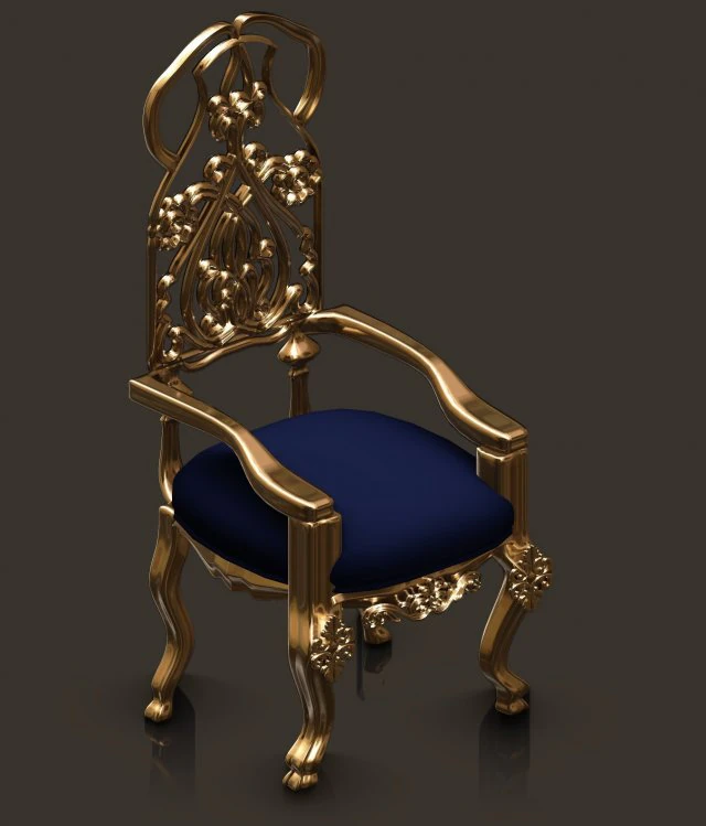 chair 3D Model .c4d .max .obj .3ds .fbx .stl .blend 