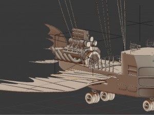 air ship 3D Model