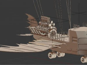 air ship 3D Model