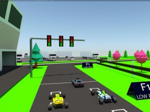 low poly formaula 1 3D Model